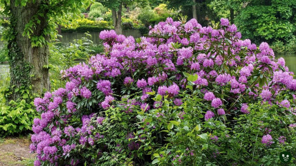 Rhododendrons hydrangea