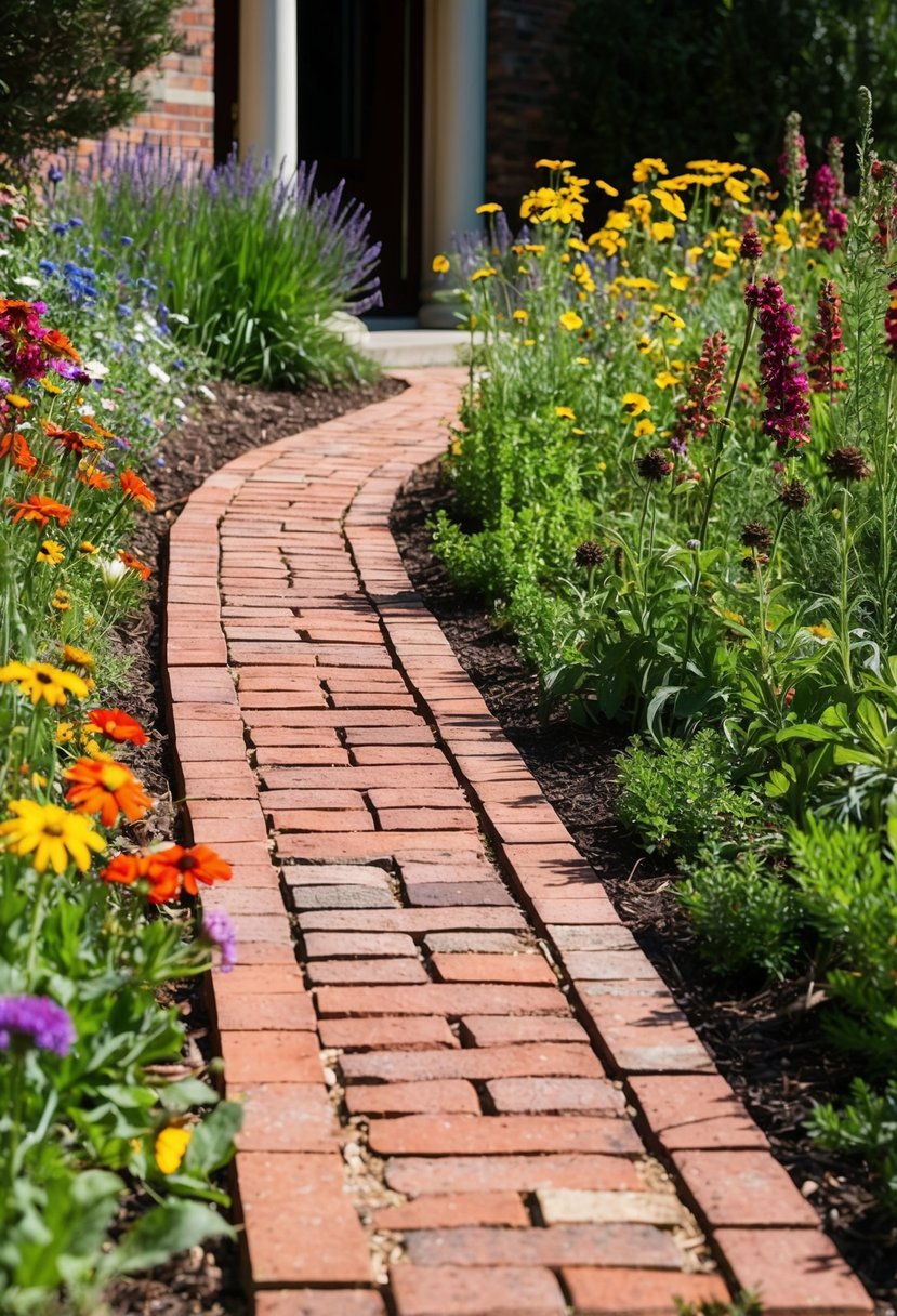 30 Landscaping Ideas For Entrance Walkways: Boost Your Home's Curb Appeal