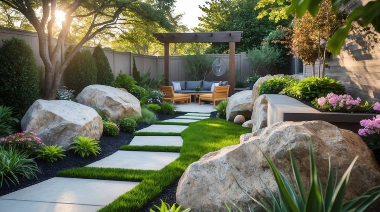 Backyard Landscaping with Boulders Ideas to Transform Your Outdoor Space