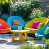 Bold & Colorful Furniture Accents for Summer Gardens