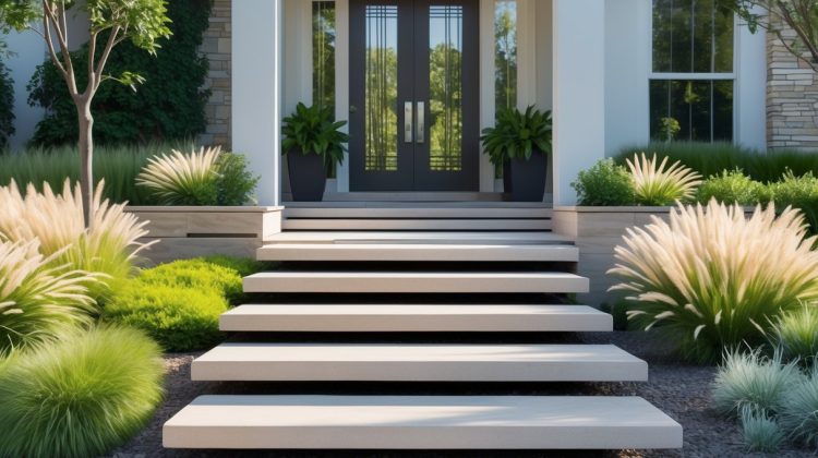 Floating Steps Outdoor Entrance Ideas