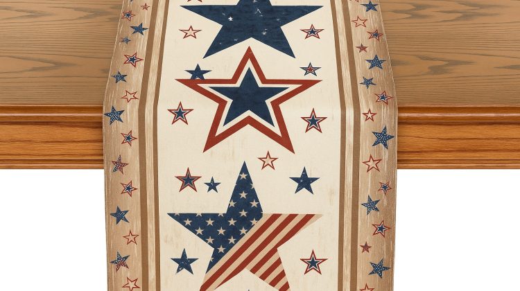 Patriotic Table Runner for Festive and Stylish Decor
