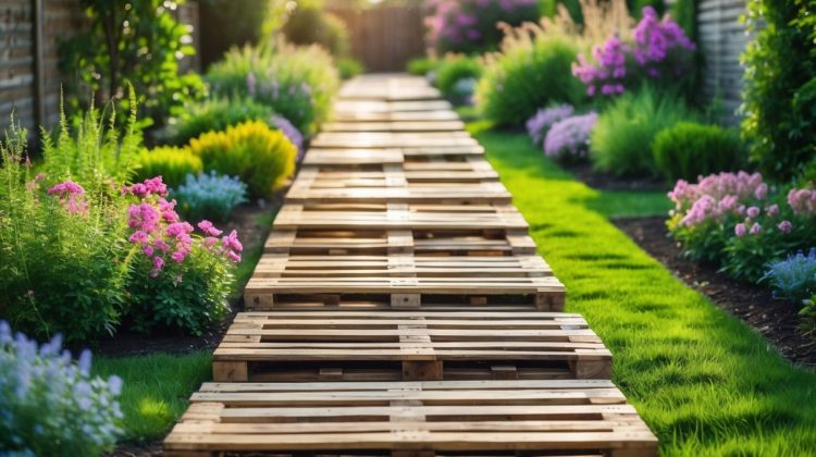 Wood Pallet Walkway Ideas to Spruce Up Your Garden Path
