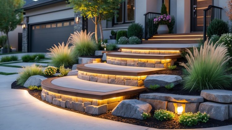 Creative Front Yard Step Design Ideas to Boost Your Curb Appeal