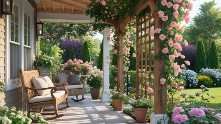 Front Porch Trellis Ideas to Brighten Your Outdoor Space