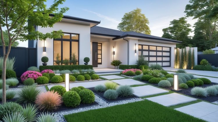 Modern Front Yard Garden Design Ideas to Freshen Up Your Home’s Curb Appeal