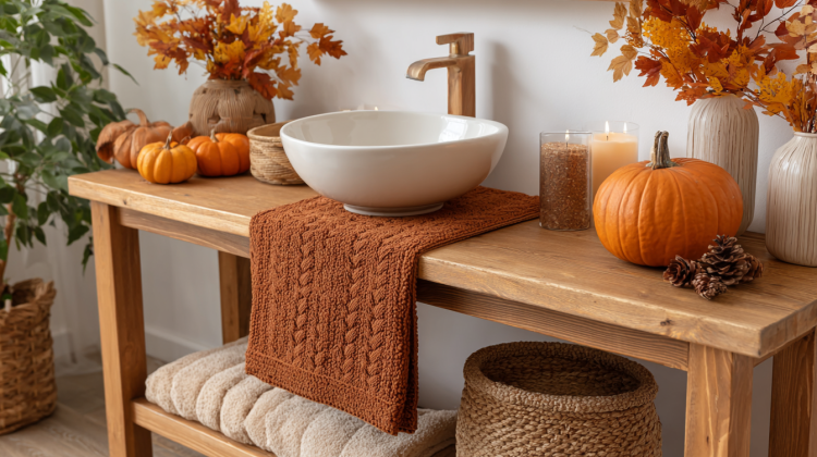 Fall Bathroom Ideas to Cozy Up Your Space This Season