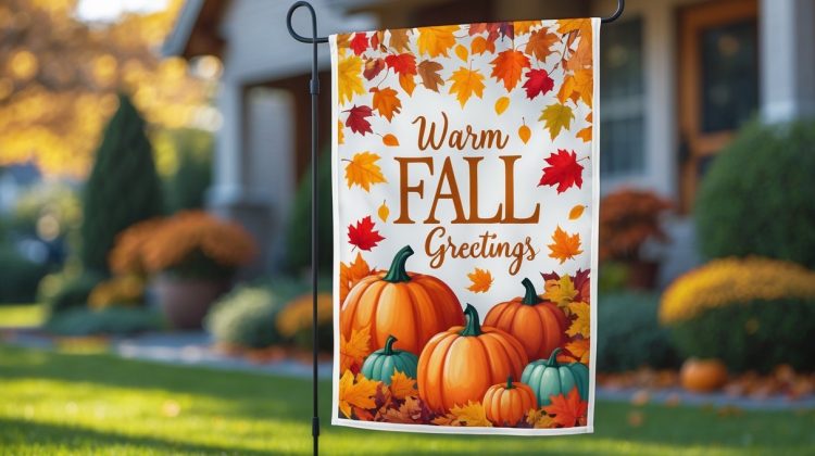 Fall Garden Flag to Brighten Autumn Yard