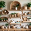 Rattan Shelf Ideas for Cozy and Stylish Home Decor