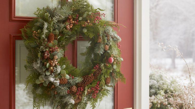 Outdoor Winter Wreaths for Front Door to Brighten Your Holiday Season