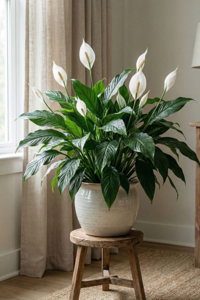 10. Peace Lily (Spathiphyllum)