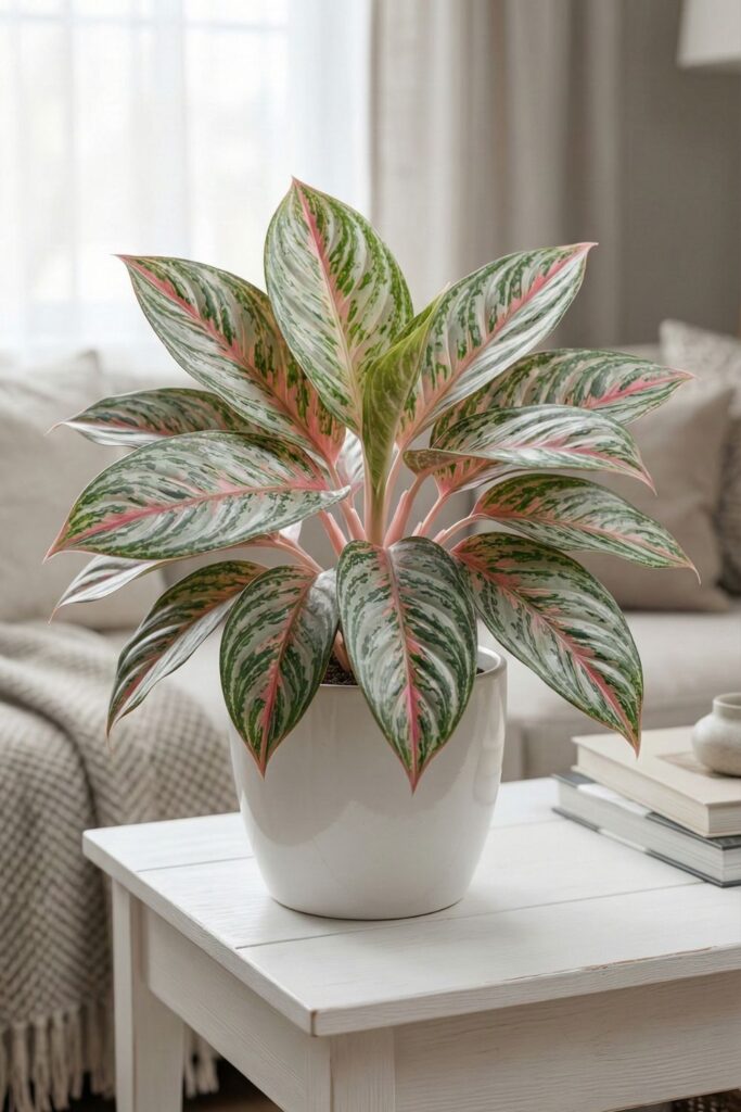 7. Chinese Evergreen (Aglaonema)